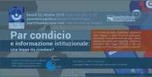 Legge 28 2000 Par Condicio E Informazione Istituzionale Una