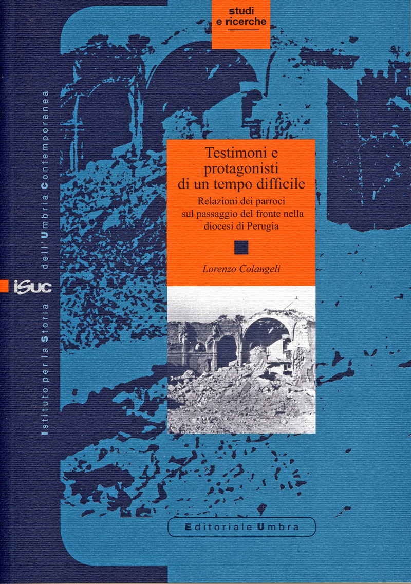 copertina volume Testimoni e protagonisti di un tempo difficile