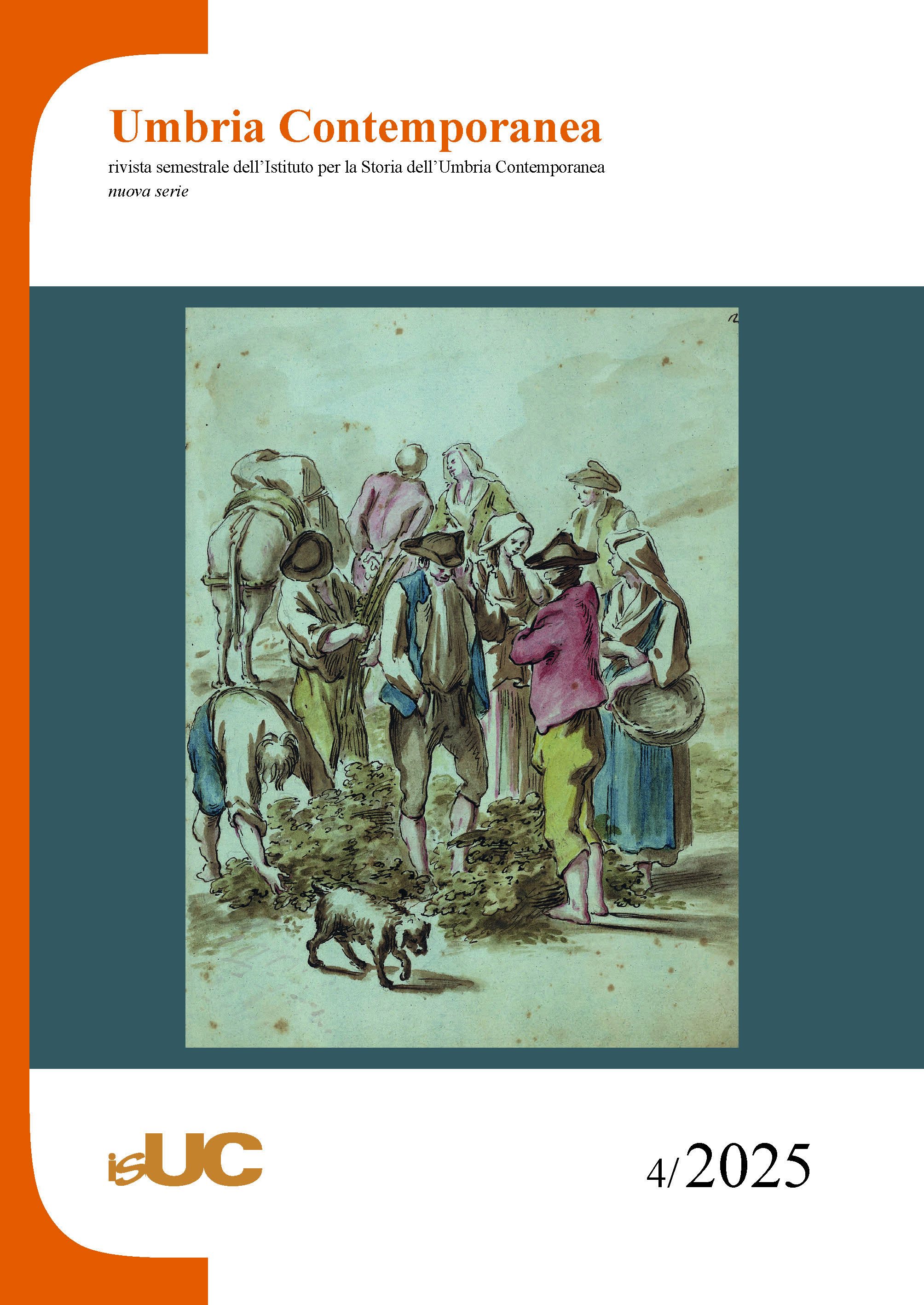 copertina della rivista “Umbria Contemporanea” numero 4 del 2025