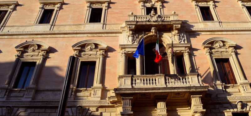 Facciata di Palazzo Cesaroni