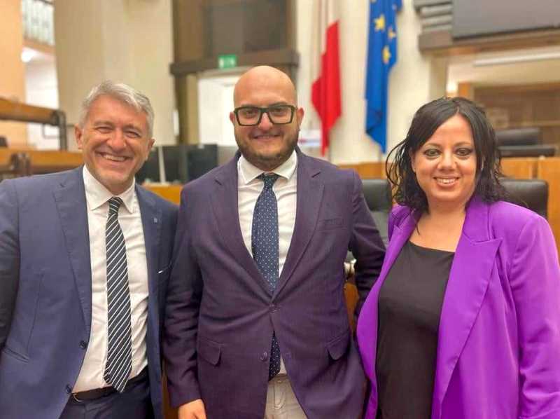 Consiglieri regionali Mancini, Castellari, Puletti