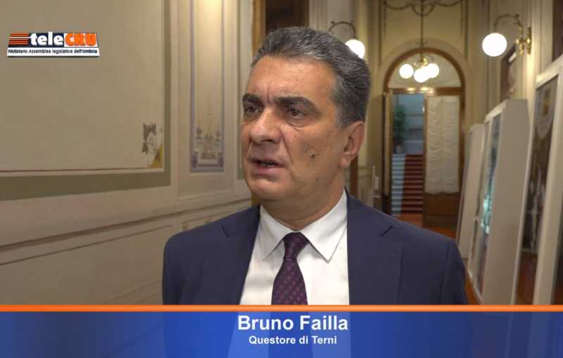 Questore Terni Bruno Failla