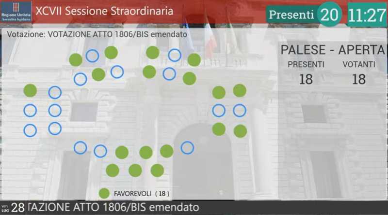 assestamento Assemblea legislativa