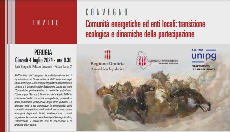 convegno comunità energetiche