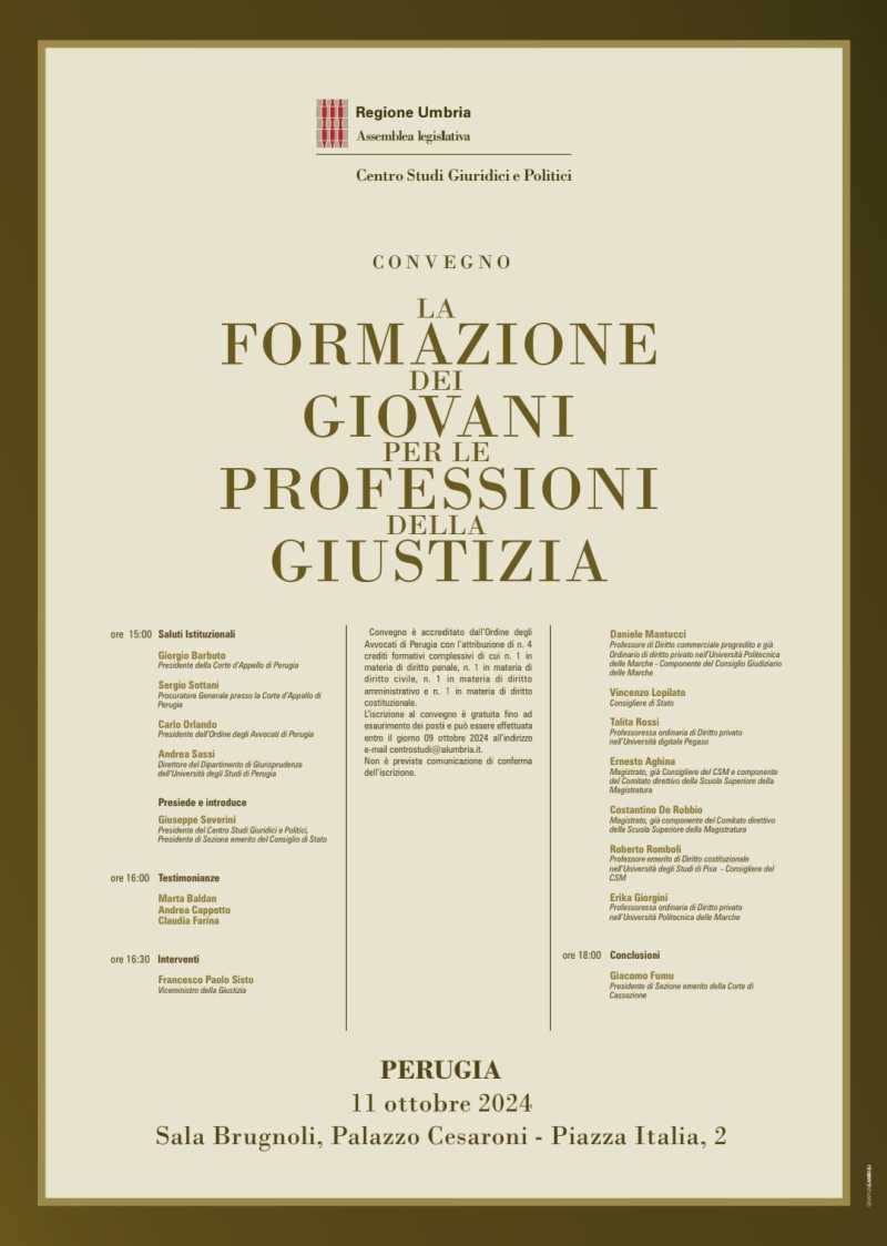 Convegno professioni giustizia