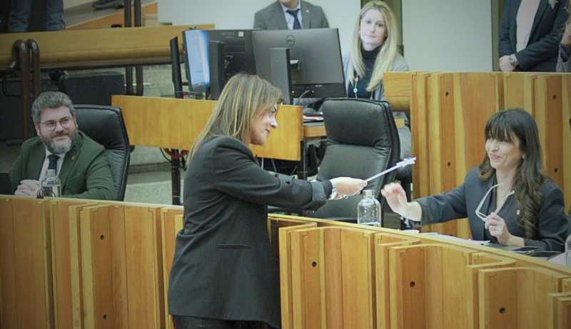 consigliere Eleonora Pace e presidente Stefania Proietti