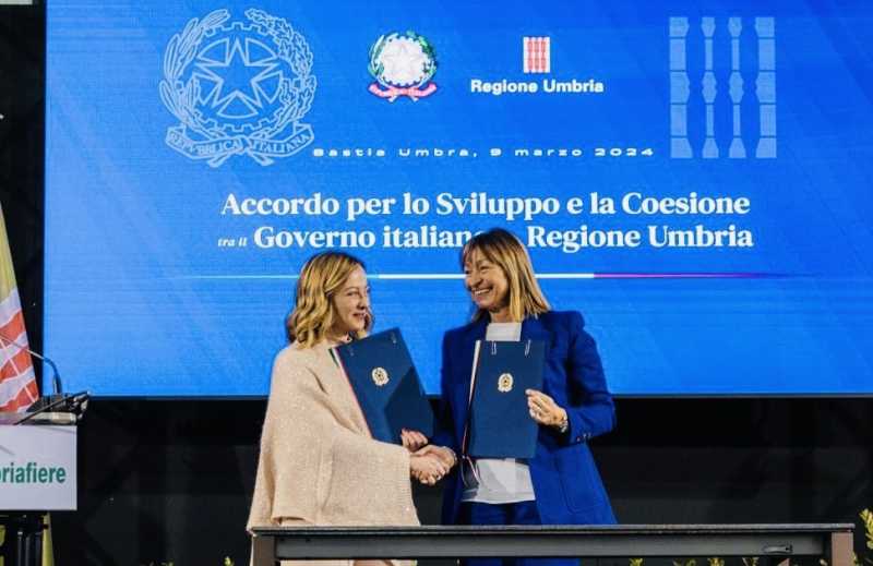 Giorgia Meloni - Donatella Tesei (Lega)