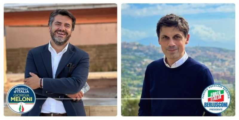 Matteo Giambartolomei (Fratelli d’Italia) Andrea Romizi (Forza Italia)