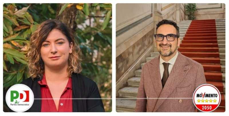 Letizia Michelini PD Luca Simonetti M5S