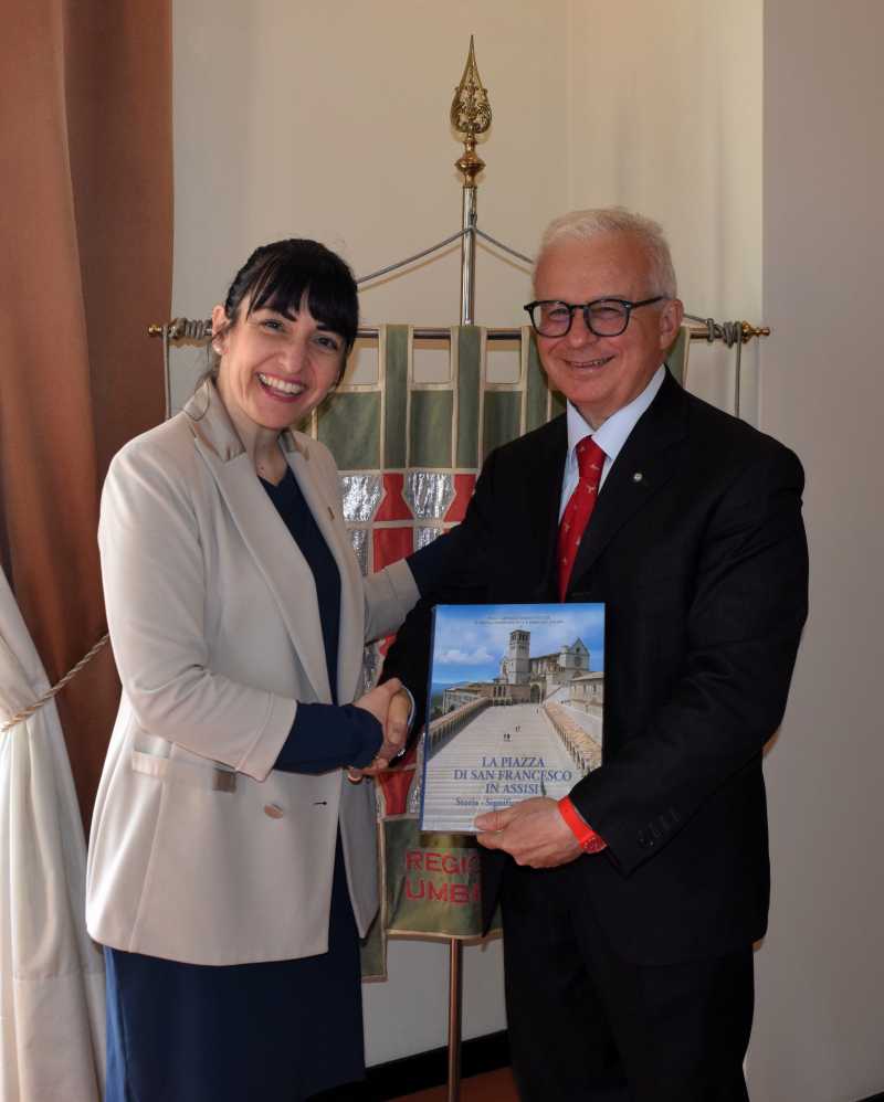 La presidente Bistocchi incontra il dottor Peluffo