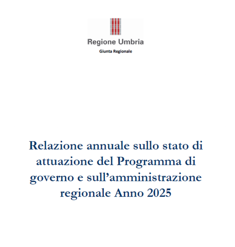 Programma governo regione 2025
