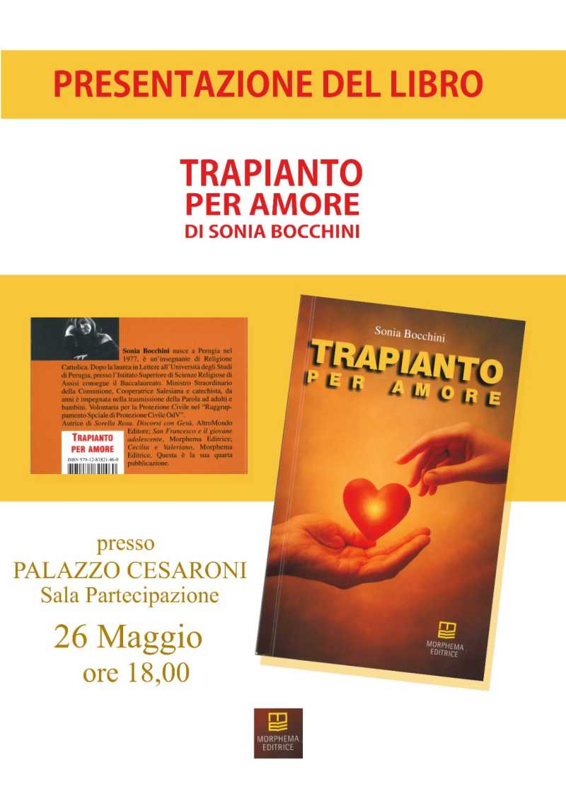 Presentazione libro Trapianto