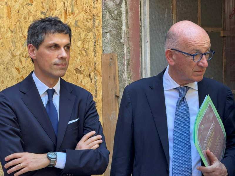 Romizi e viceministro Sisto