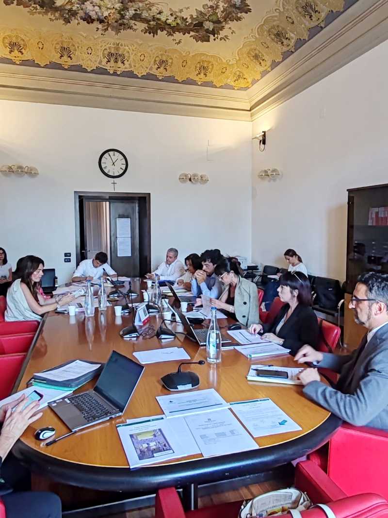 terza commissione con Proietti - Prina