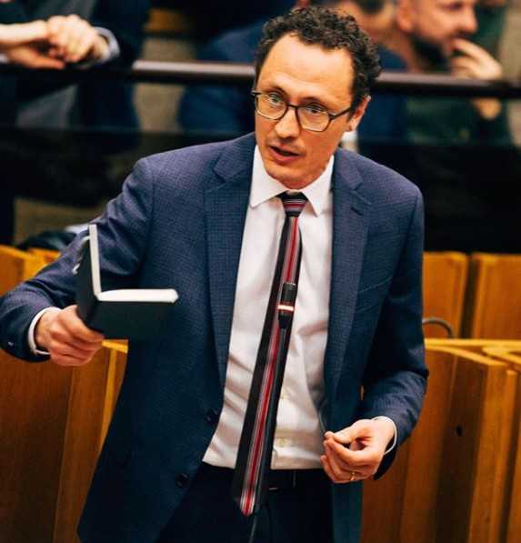 il consigliere Bettarelli in Aula