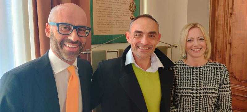 marco squarta e paola fioroni incontrano skipper campriani