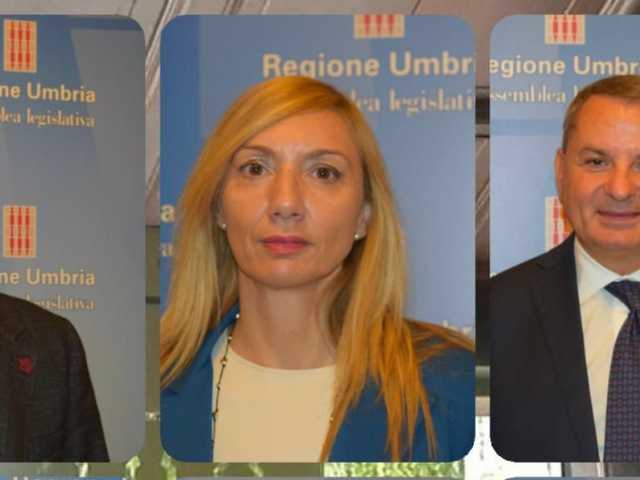 I consiglieri regionali Meloni Bettarelli Paparelli