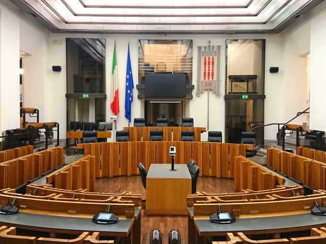 panoramica aula consiliare