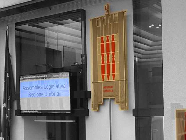 l'interno dell'Aula consiliare