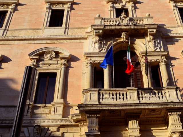 Facciata di Palazzo Cesaroni