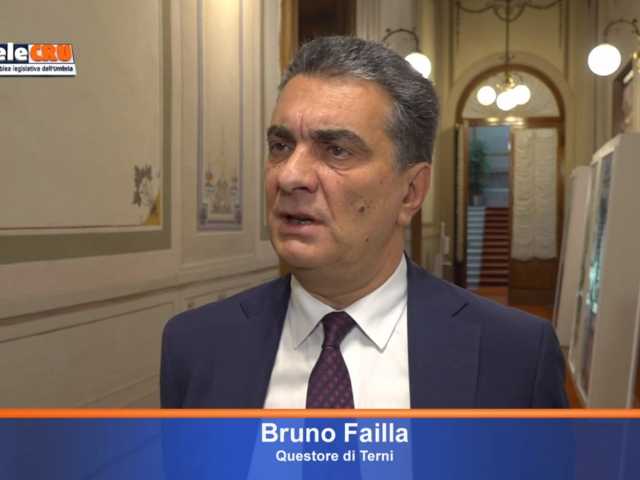 Questore Terni Bruno Failla