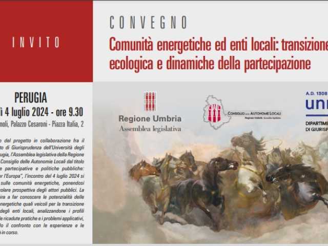 convegno comunità energetiche