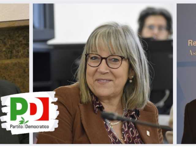 Filipponi (Pd) Proietti (Pd) Simonetti (M5S)
