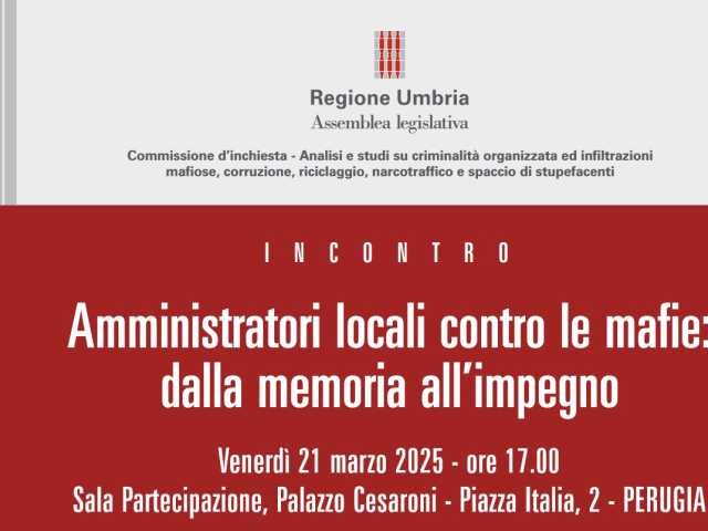 locandina Giornata memoria vittime mafie