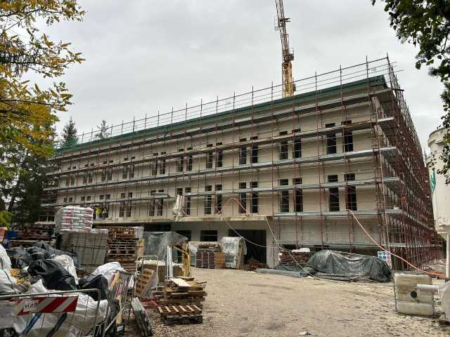 la ricostruzione dell’ospedale