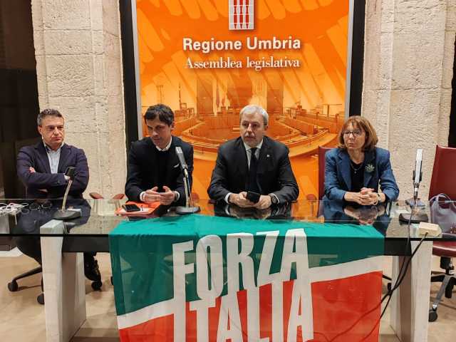 conferenza stampa Forza Italia