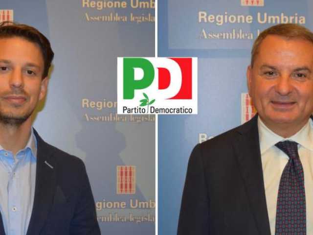 I consiglieri regionali Tommaso Bori e Fabio Paparelli