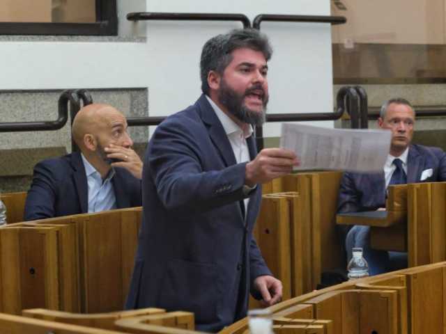 Il consigliere De Luca in Aula