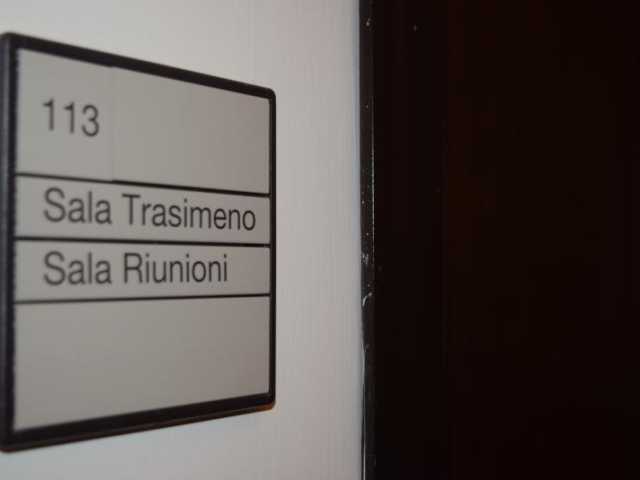 La sala trasimeno di palazzo cesaroni