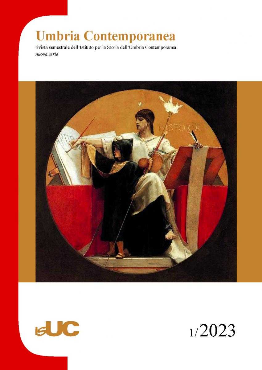 copertina del n. 1/2023 della rivista "Umbria Contemporanea"