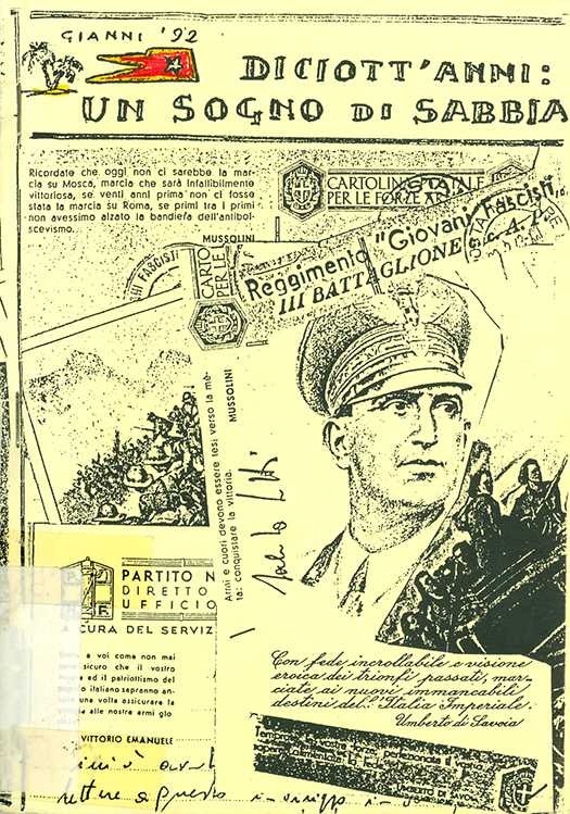 copertina volume Gianni Gubbiotti, Diciott’anni: un sogno di sabbia, Presentazione di Raffaele Rossi, ISUC, Perugia; Editoriale Umbra, Foligno 1995