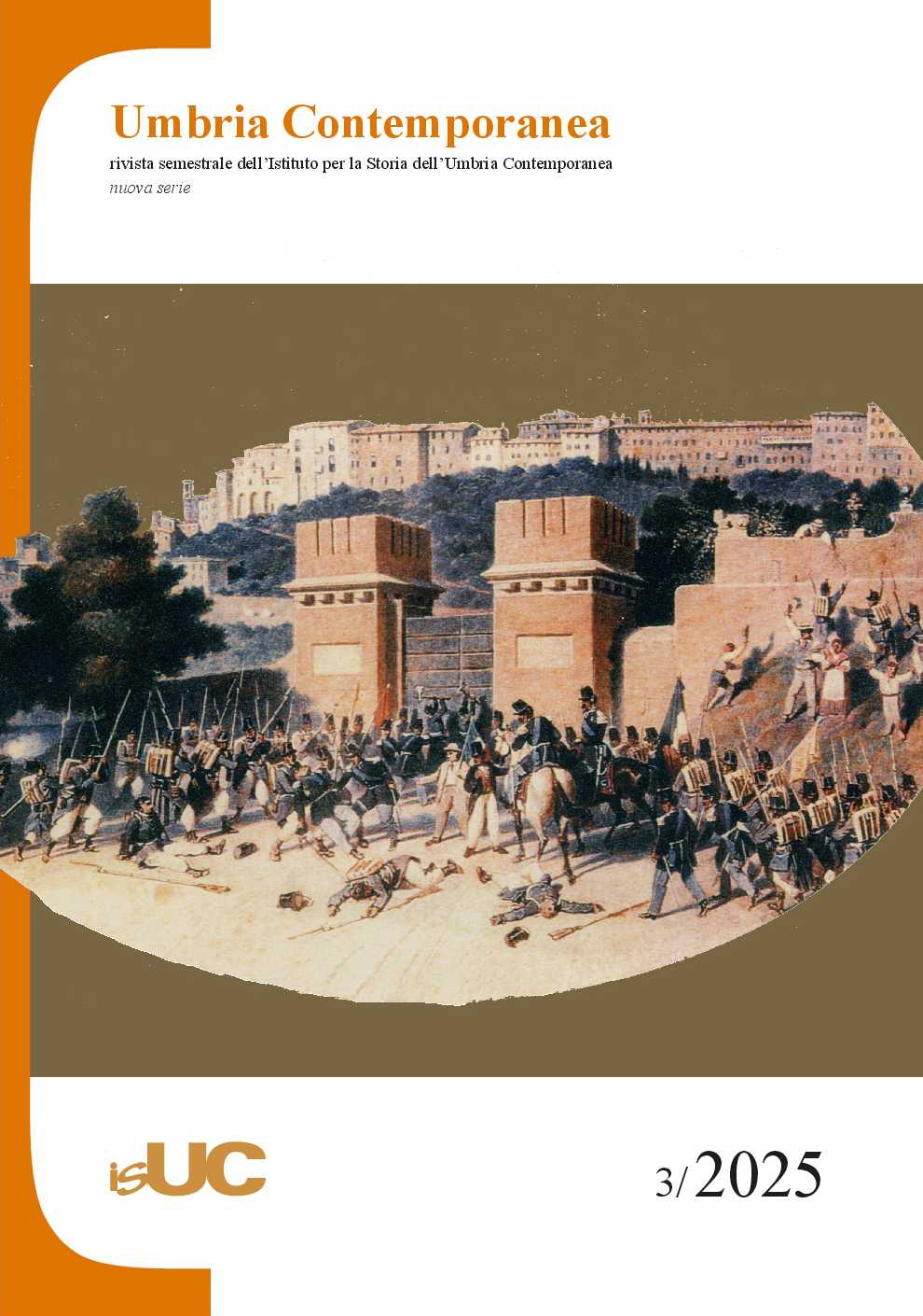 copertina della rivista “Umbria Contemporanea” numero 3 del 2025