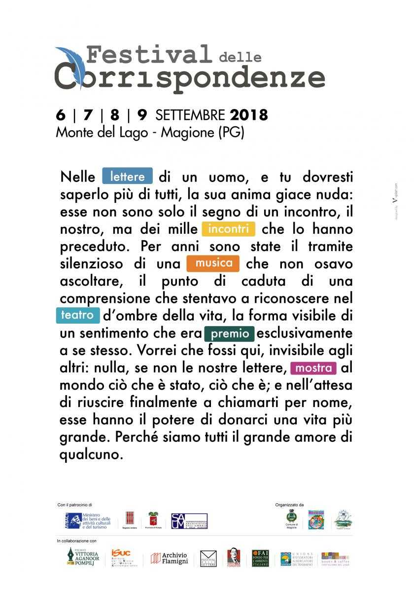Festival delle Corrispondenze 2018