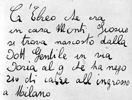 Lettera di delazione